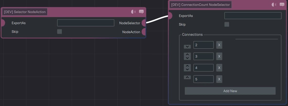 Selector ConnectionCount